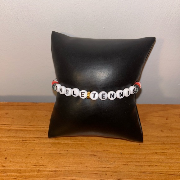 Table Tennis Heishi Bracelet - Picture 1 of 10